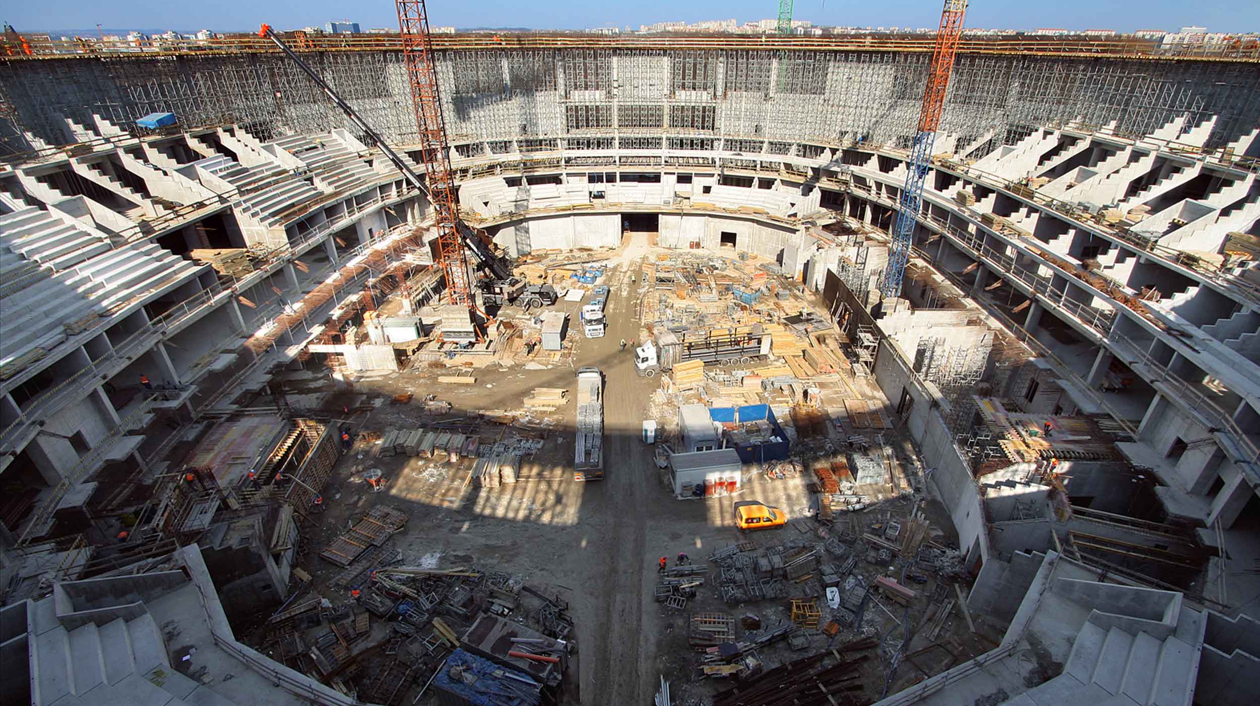 W maju 2011 roku rozpoczęto budowę planowanej od dawna hali widowiskowo-sportowej na krakowskich Czyżynach.