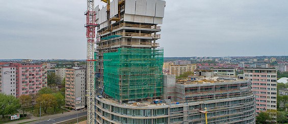 Hanza Tower w Szczecinie, Polska