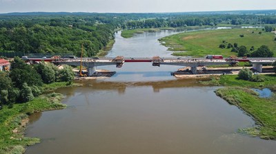 Most MS-4B w ciągu drogi ekspresowej S3, Cigacice, Polska
