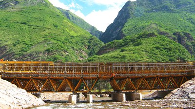 Most Tingo w ciągu północnej nitki Autostrady Interoceanicznej, Peru