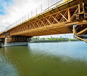 Mosty kolejowe M1 i M3, Kraków, Polska