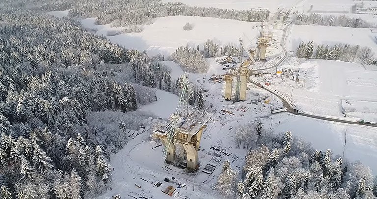 Obiekt 21 w ciągu drogi ekspresowej S7, Zakopianka, Polska