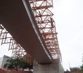 Obwodnica i autostrada z Maranhão do portu w Salvador de Bahia, Brazylia