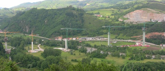 Wiadukt Narcea w Asturii, Hiszpania