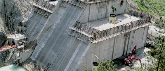 Zapora Ibiur w Baliarrain, Hiszpania