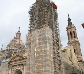 Restauracja Bazyliki Pilar w Saragossie, Hiszpania