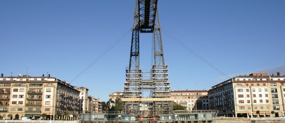Renowacja gondolowego Mostu Biskajskiego w Bilbao, Hiszpania