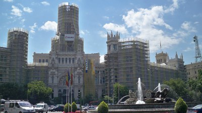Renowacja Pałacu Komunikacji w Madrycie, Hiszpania