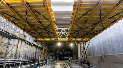 Tunel Brisbane City Council`s Legacy Way, Australia