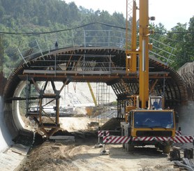 Tunel w ciągu obwodnicy EN-101 Ponte da Barca - Arcos de Valdévez, Portugalia