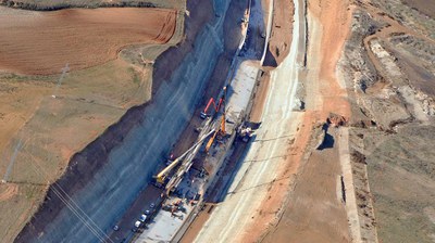 Tunel Villamuriel de Cerrato w Valladolid, Hiszpania