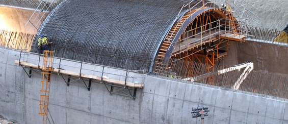 Tunel Villamuriel de Cerrato w Valladolid, Hiszpania