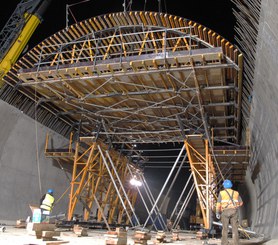 Tunel Villamuriel de Cerrato w Valladolid, Hiszpania