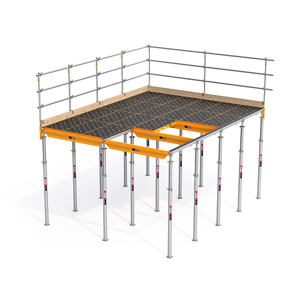 Panelowy system stropowy do szybkiej rotacji