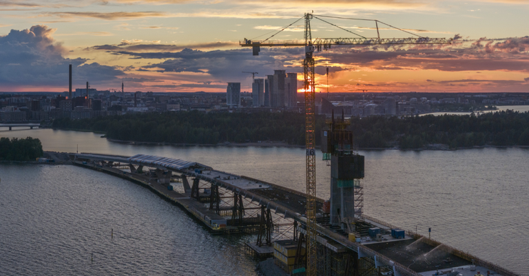 Most Kruunuvuori w Helsinkach z prestiżową nagrodą „Betonowej Konstrukcji Roku 2025” w Finlandii