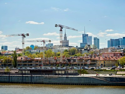 Nowy gmach Uniwersytetu Warszawskiego na Powiślu