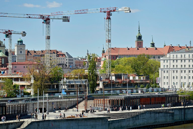 Nowy gmach Uniwersytetu Warszawskiego na Powiślu