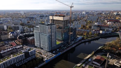 System ATR na budowie nowego wysokościowca w centrum Wrocławia