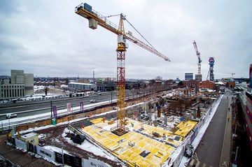 System ONADEK  na budowie nowego biurowca w Katowicach