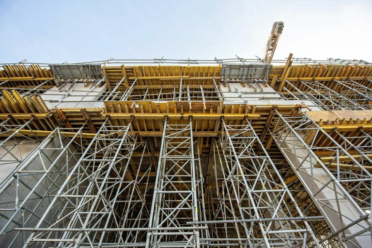 System stropowy ONADEK na budowie nowoczesnego centrum przesiadkowego w Zabrzu