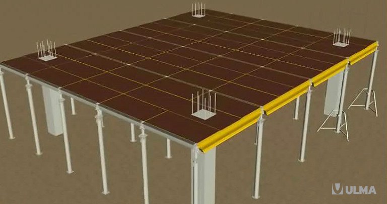 Panelowe deskowanie stropowe CC-4